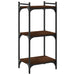 Bibliotecă 3 niveluri, stejar maro 40x30x86 cm, lemn prelucrat - WALTI WALTI