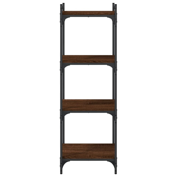 Bibliotecă 4 niveluri, stejar maro 40x30x120 cm, lemn prelucrat - WALTI WALTI
