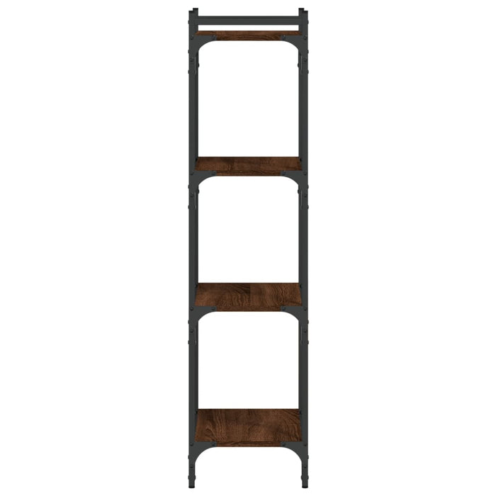 Bibliotecă 4 niveluri, stejar maro 40x30x120 cm, lemn prelucrat - WALTI WALTI