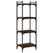 Bibliotecă 4 niveluri, stejar maro 40x30x120 cm, lemn prelucrat - WALTI WALTI