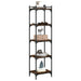 Bibliotecă 5 niveluri stejar afumat 40x30x154 cm lemn prelucrat - WALTI WALTI