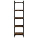 Bibliotecă 5 niveluri stejar afumat 40x30x154 cm lemn prelucrat - WALTI WALTI