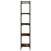 Bibliotecă 5 niveluri stejar afumat 40x30x154 cm lemn prelucrat - WALTI WALTI