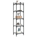 Bibliotecă cu 5 niveluri gri sonoma 40x30x154 cm lemn prelucrat - WALTI WALTI