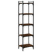 Bibliotecă 5 niveluri, stejar maro 40x30x154 cm, lemn prelucrat - WALTI WALTI