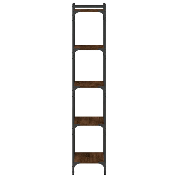 Bibliotecă 5 niveluri, stejar maro 40x30x154 cm, lemn prelucrat - WALTI WALTI