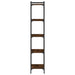 Bibliotecă 5 niveluri, stejar maro 40x30x154 cm, lemn prelucrat - WALTI WALTI