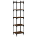 Bibliotecă 5 niveluri, stejar maro 40x30x154 cm, lemn prelucrat - WALTI WALTI