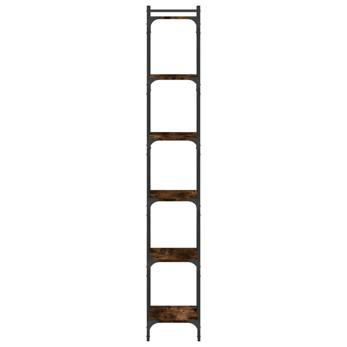 Bibliotecă 6 niveluri, stejar maro 40x30x188 cm, lemn prelucrat - WALTI WALTI