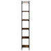 Bibliotecă 6 niveluri, stejar maro 40x30x188 cm, lemn prelucrat - WALTI WALTI