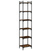 Bibliotecă 6 niveluri, stejar maro 40x30x188 cm, lemn prelucrat - WALTI WALTI