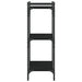 Bibliotecă cu 3 niveluri, negru, 60x30x86 cm, lemn prelucrat - WALTI WALTI