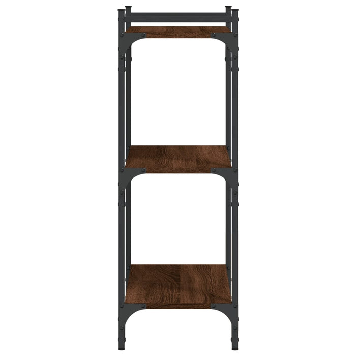 Bibliotecă cu 3 niveluri, stejar maro 60x30x86 cm lemn compozit - WALTI WALTI