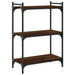 Bibliotecă cu 3 niveluri, stejar maro 60x30x86 cm lemn compozit - WALTI WALTI