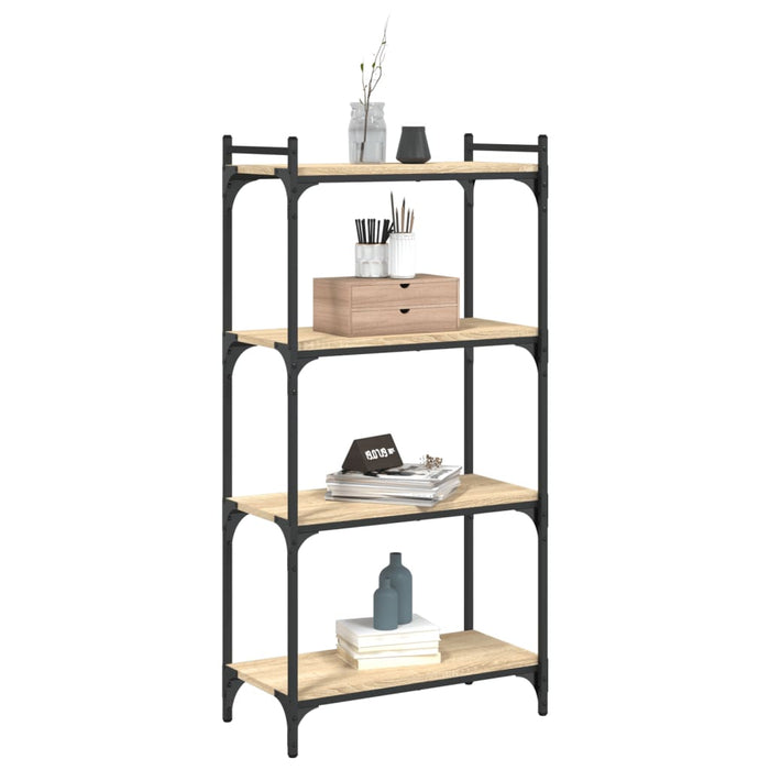 Bibliotecă 4 niveluri stejar sonoma 60x30x120 cm lemn prelucrat WALTI