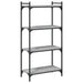 Bibliotecă cu 4 niveluri gri sonoma 60x30x120 cm lemn prelucrat - WALTI WALTI