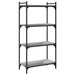 Bibliotecă cu 4 niveluri gri sonoma 60x30x120 cm lemn prelucrat - WALTI WALTI