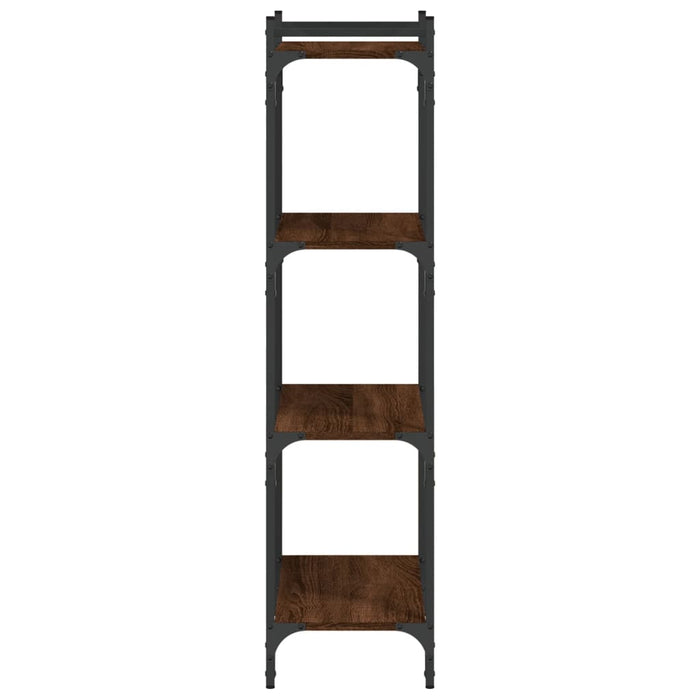 Bibliotecă 4 niveluri, stejar maro 60x30x120 cm, lemn prelucrat WALTI