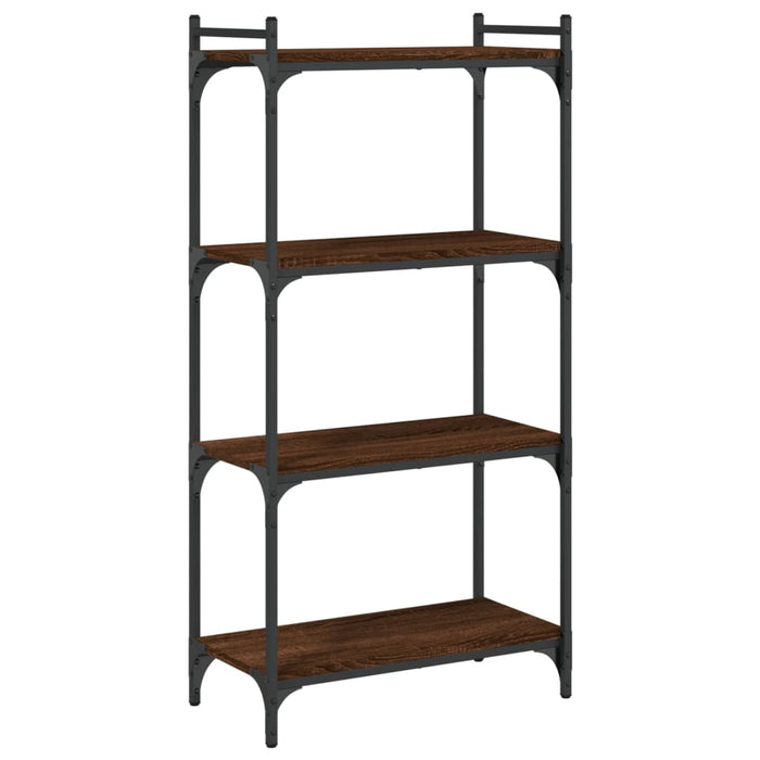 Bibliotecă 4 niveluri, stejar maro 60x30x120 cm, lemn prelucrat WALTI
