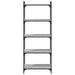 Bibliotecă cu 5 niveluri gri sonoma 60x30x154 cm lemn prelucrat - WALTI WALTI