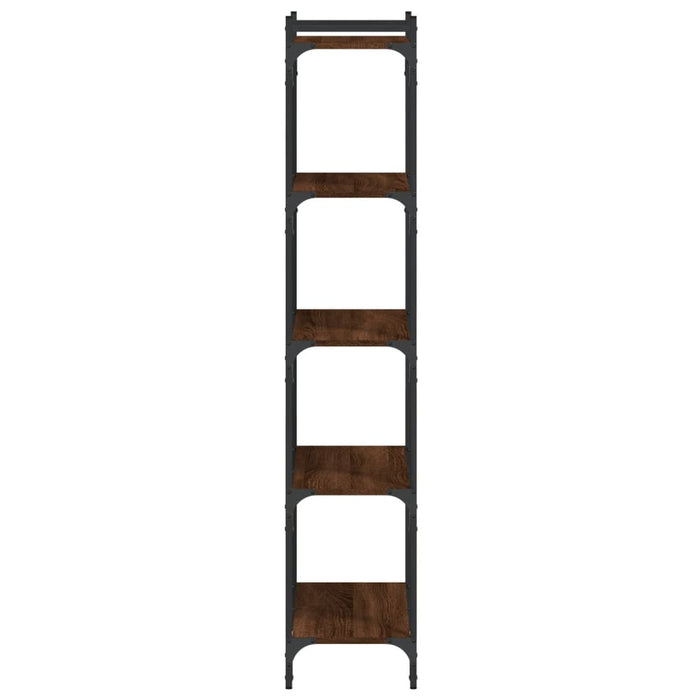 Bibliotecă 5 niveluri, stejar maro 60x30x154 cm, lemn prelucrat WALTI