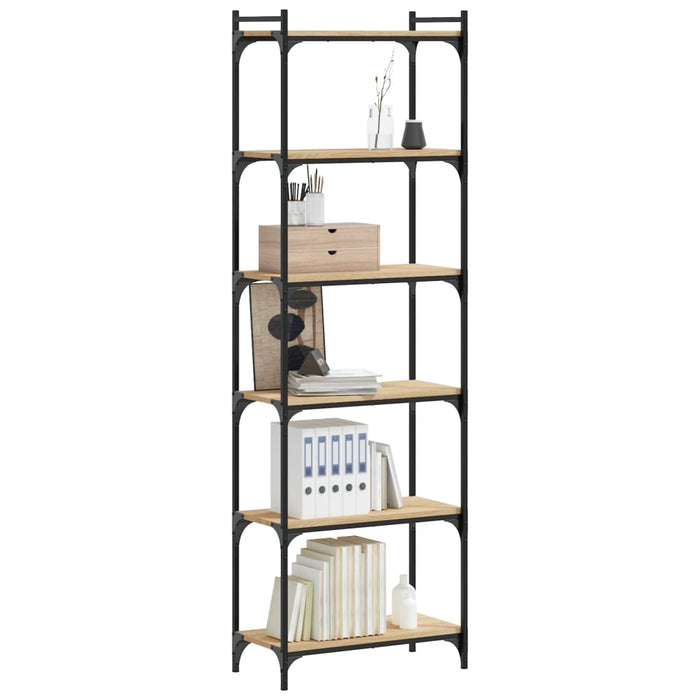 Bibliotecă 6 niveluri stejar sonoma 60x30x188 , lemn prelucrat WALTI