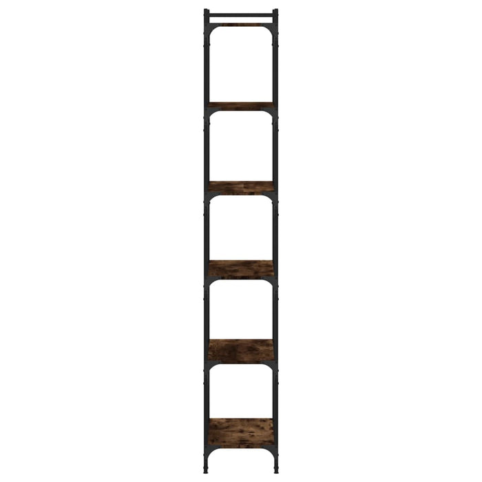 Bibliotecă 6 niveluri, stejar maro 60x30x188 cm, lemn prelucrat - WALTI WALTI