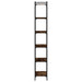Bibliotecă 6 niveluri, stejar maro 60x30x188 cm, lemn prelucrat - WALTI WALTI