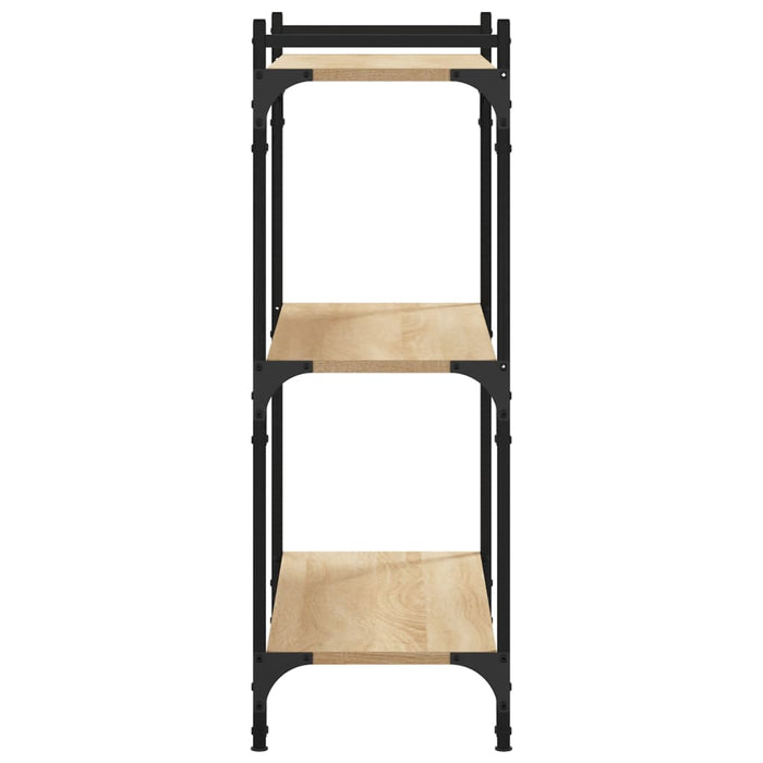 Bibliotecă 3 niveluri stejar sonoma 80x30x86 cm, lemn prelucrat WALTI