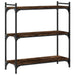 Bibliotecă 3 niveluri stejar afumat 80x30x86 cm, lemn prelucrat - WALTI WALTI