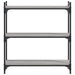 Bibliotecă cu 3 niveluri gri sonoma 80x30x86 cm, lemn prelucrat - WALTI WALTI
