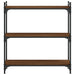 Bibliotecă 3 niveluri, stejar maro 80x30x86 cm, lemn prelucrat - WALTI WALTI