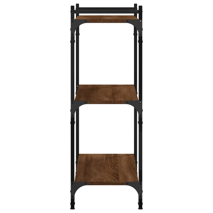 Bibliotecă 3 niveluri, stejar maro 80x30x86 cm, lemn prelucrat - WALTI WALTI