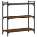 Bibliotecă 3 niveluri, stejar maro 80x30x86 cm, lemn prelucrat - WALTI WALTI