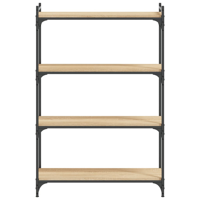 Bibliotecă 4 niveluri stejar sonoma 80x30x120 cm lemn prelucrat WALTI