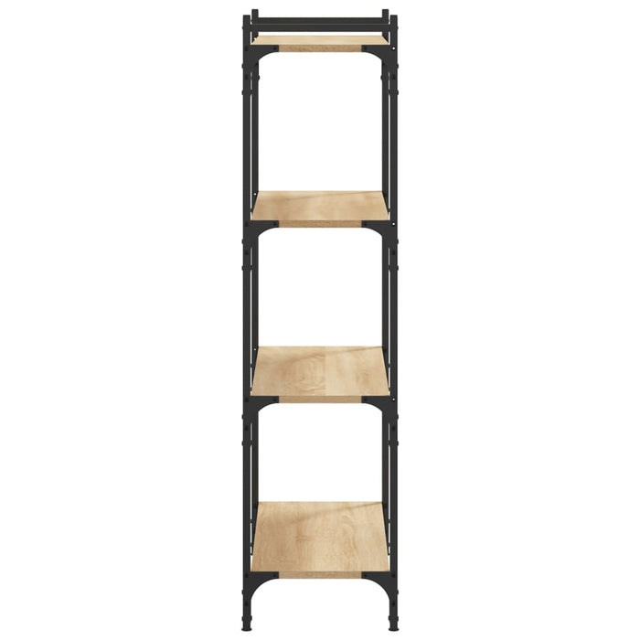 Bibliotecă 4 niveluri stejar sonoma 80x30x120 cm lemn prelucrat WALTI