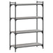 Bibliotecă cu 4 niveluri gri sonoma 80x30x120 cm lemn prelucrat - WALTI WALTI
