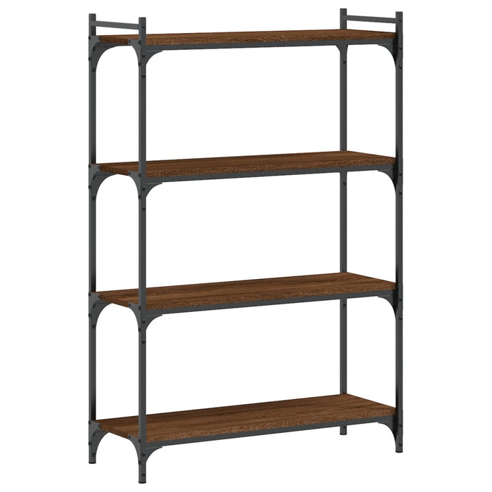 Bibliotecă 4 niveluri, stejar maro 80x30x120 cm, lemn prelucrat - WALTI WALTI
