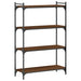 Bibliotecă 4 niveluri, stejar maro 80x30x120 cm, lemn prelucrat - WALTI WALTI