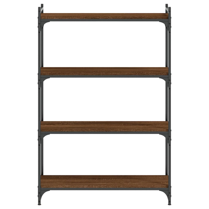 Bibliotecă 4 niveluri, stejar maro 80x30x120 cm, lemn prelucrat - WALTI WALTI