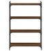 Bibliotecă 4 niveluri, stejar maro 80x30x120 cm, lemn prelucrat - WALTI WALTI