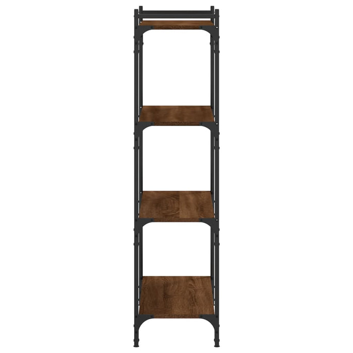 Bibliotecă 4 niveluri, stejar maro 80x30x120 cm, lemn prelucrat - WALTI WALTI