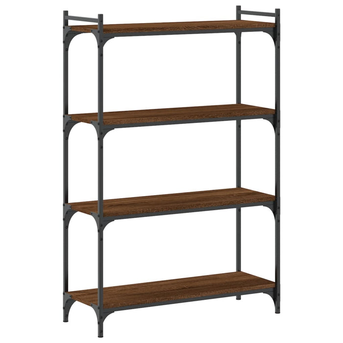 Bibliotecă 4 niveluri, stejar maro 80x30x120 cm, lemn prelucrat - WALTI WALTI