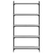 Bibliotecă cu 5 niveluri gri sonoma 80x30x154 cm lemn prelucrat - WALTI WALTI