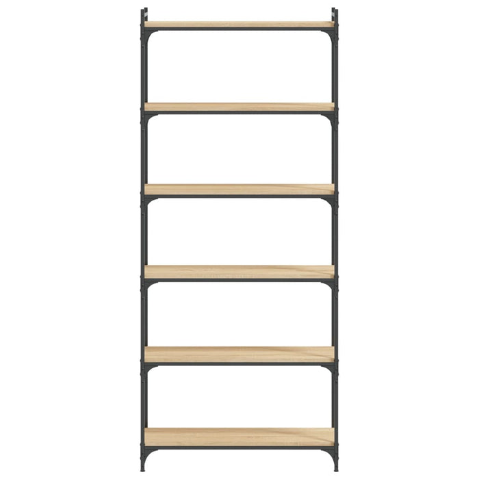 Bibliotecă 6 niveluri stejar sonoma 80x30x188 , lemn prelucrat WALTI