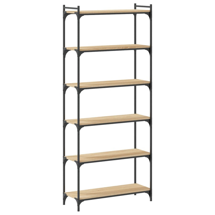Bibliotecă 6 niveluri stejar sonoma 80x30x188 , lemn prelucrat WALTI
