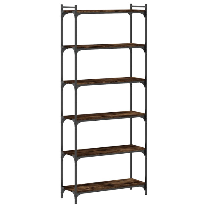 Bibliotecă 6 niveluri, stejar maro 80x30x188 cm, lemn prelucrat WALTI