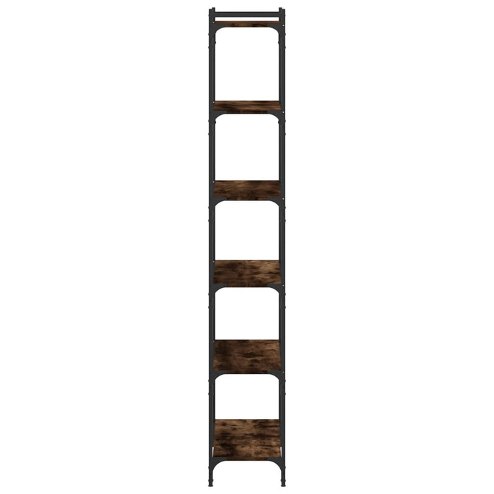 Bibliotecă 6 niveluri, stejar maro 80x30x188 cm, lemn prelucrat WALTI