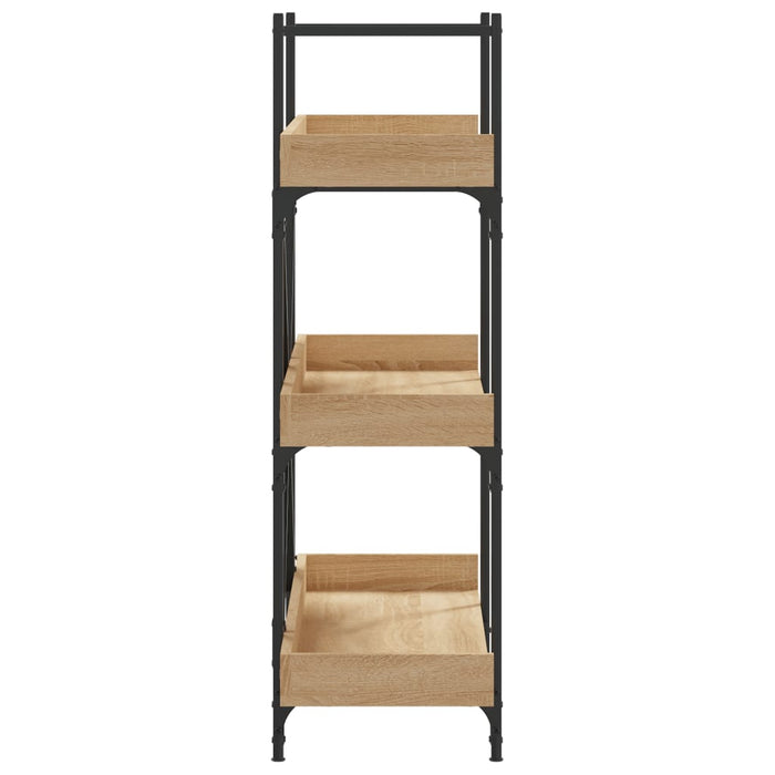 Bibliotecă 3 niveluri, stejar sonoma, 100x33x108,5 cm lemn - WALTI WALTI