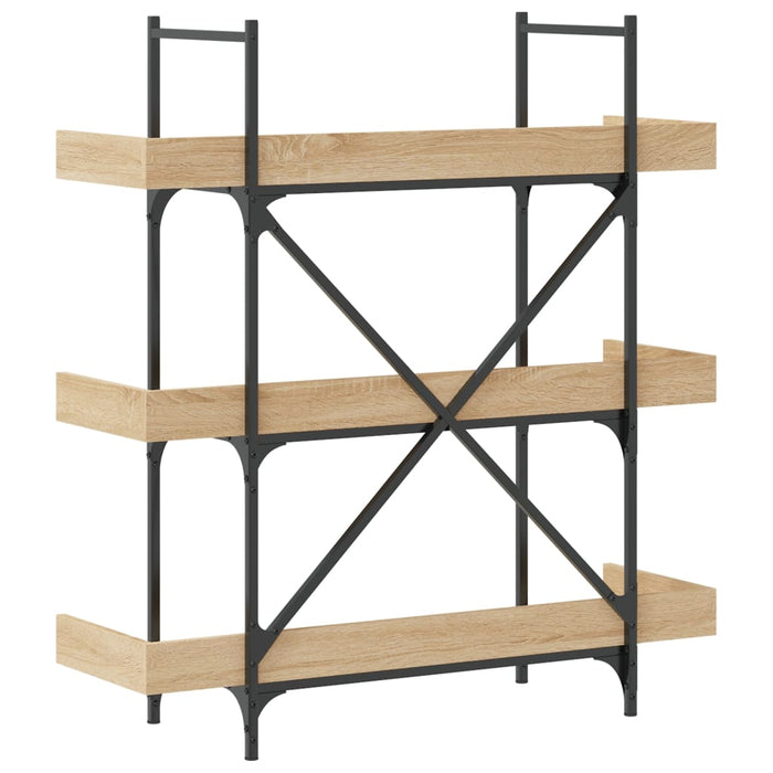 Bibliotecă 3 niveluri, stejar sonoma, 100x33x108,5 cm lemn - WALTI WALTI